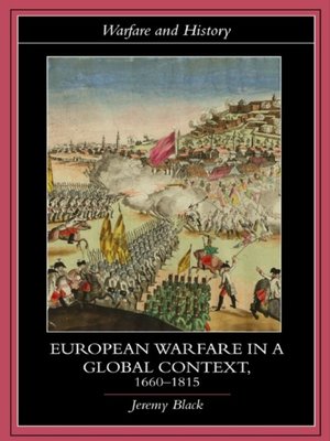 cover image of European Warfare in a Global Context, 1660-1815